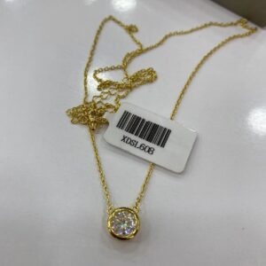 XDSL608 14K Gold Moissanite Necklace