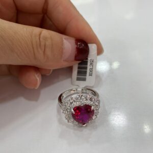 XDSL262 Heart-shaped Ruby Ring