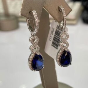 XDSL111 Teardrop Sapphire Earrings